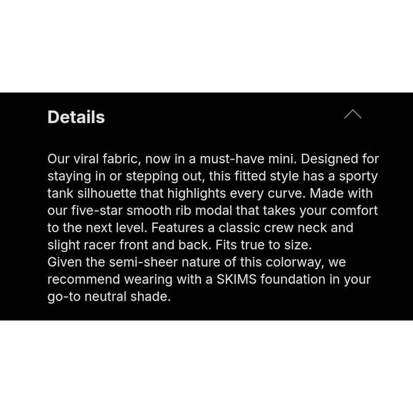 SKIMS Soft Lounge Tank Mini Dress In Lemonade Size L - Picture 8 of 8